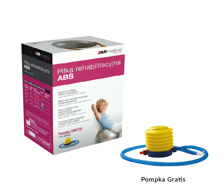 Piłka rehabilitacyjna ABS Armedical - obrazek 2