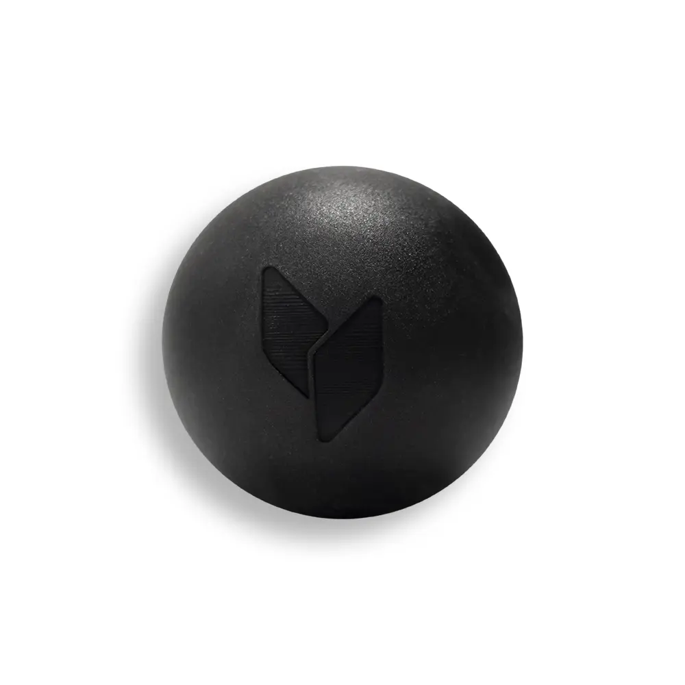 yellowMASSAGE Ball Timago - silikonowa piłeczka do masażu, czarna