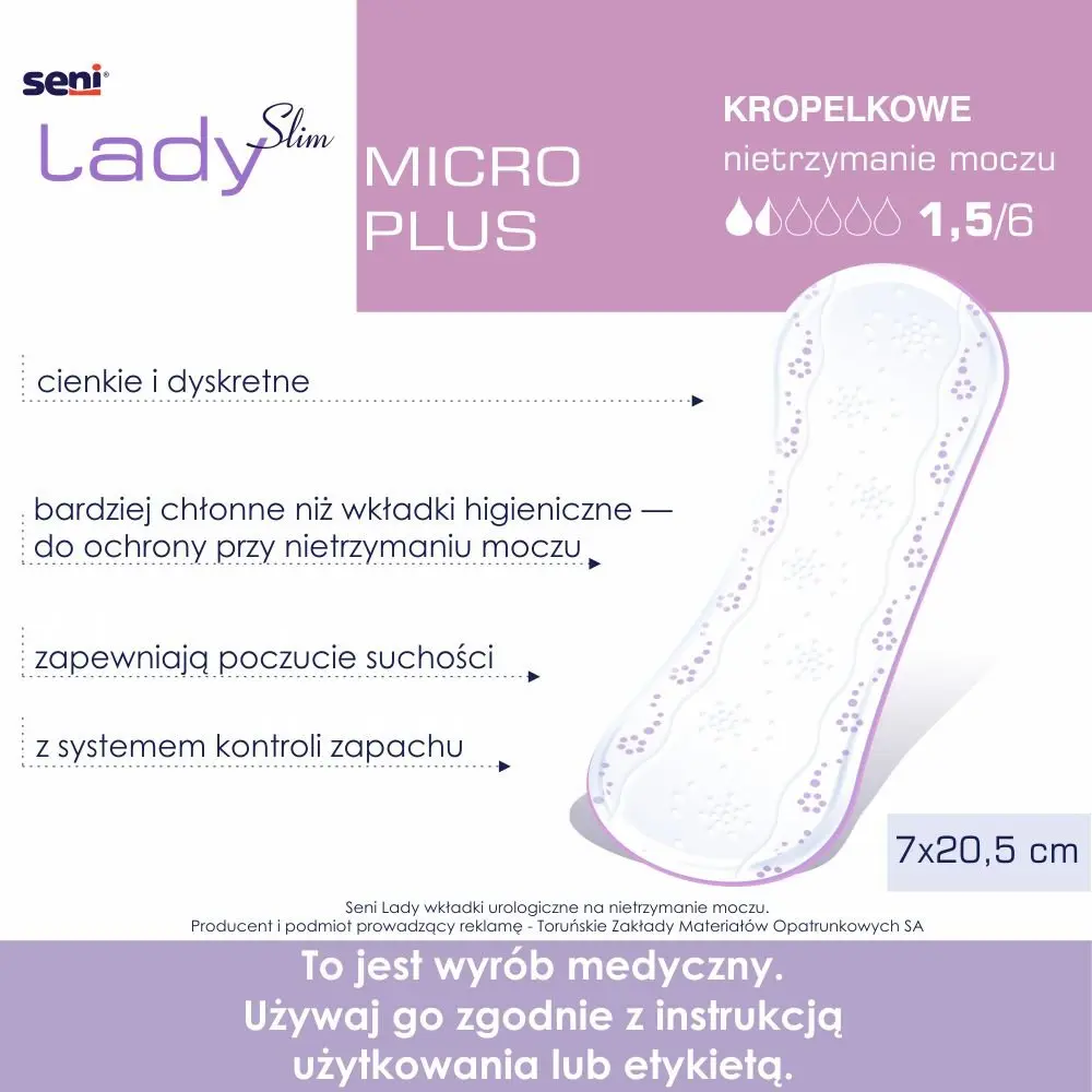 Wkładki dla kobiet Seni Lady Slim Micro Plus - obrazek 2