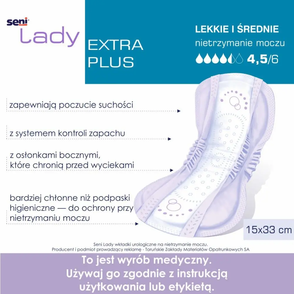 Wkładki dla kobiet Seni Lady Extra Plus - obrazek 2