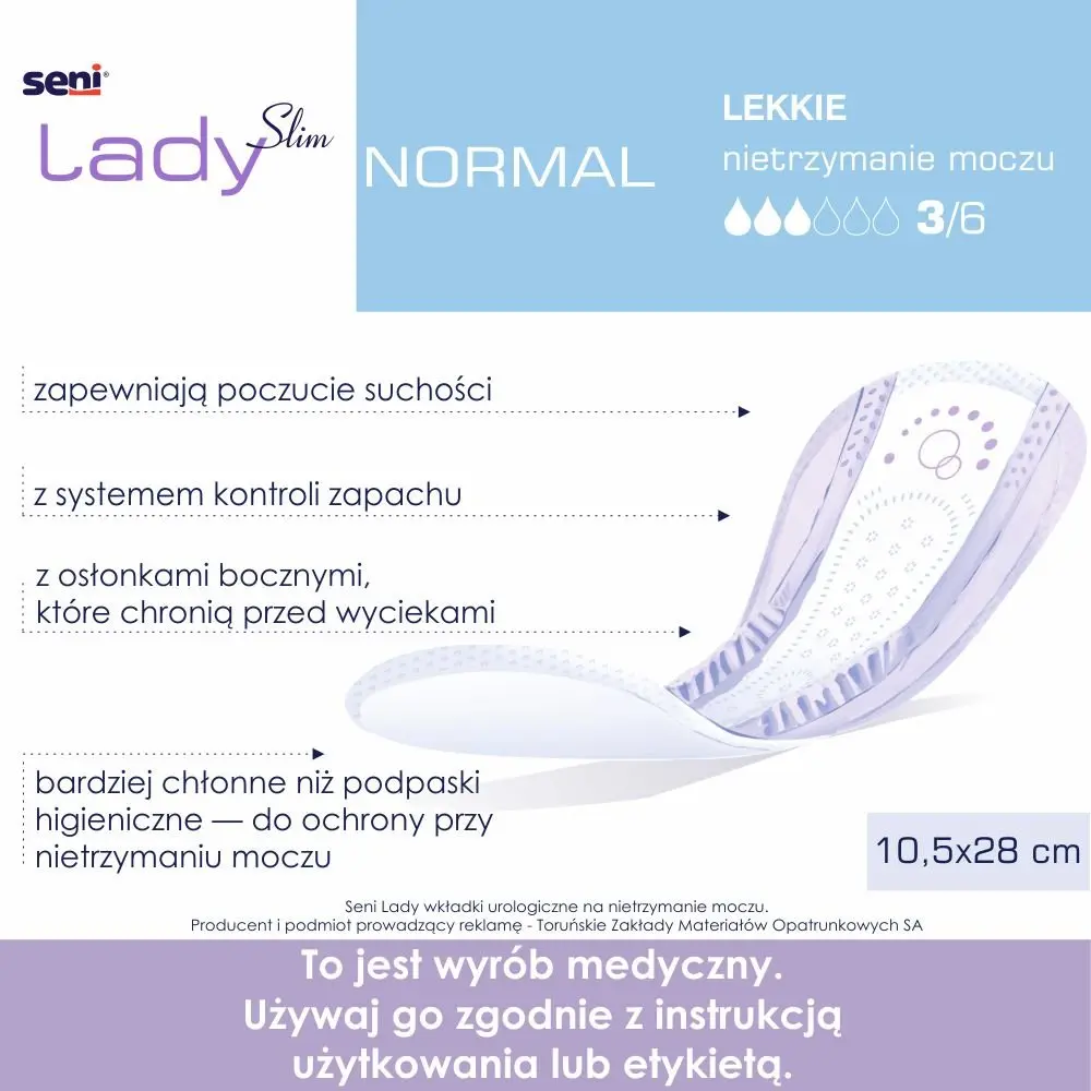 Wkładki dla kobiet Seni Lady Slim Normal - obrazek 2