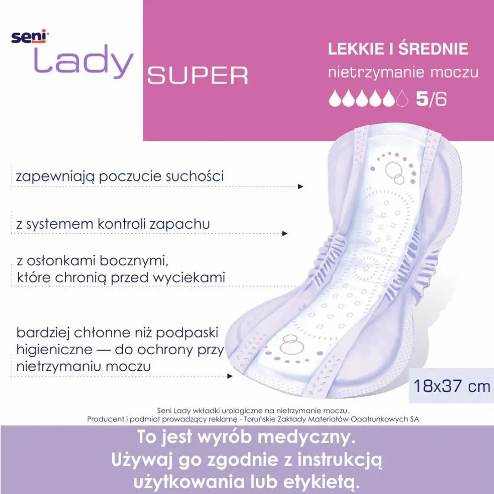 Wkładki dla kobiet Seni Lady Super - obrazek 2