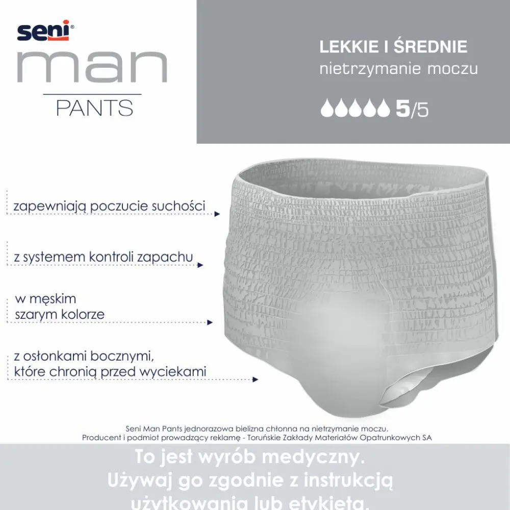 Bielizna chłonna SENI MAN PANTS - obrazek 2