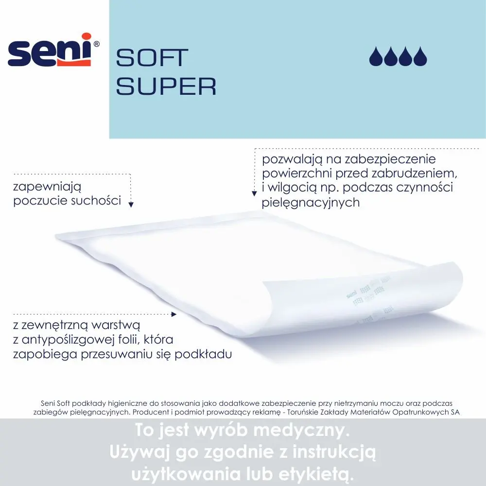Podkłady higieniczne Seni Soft Super - obrazek 2