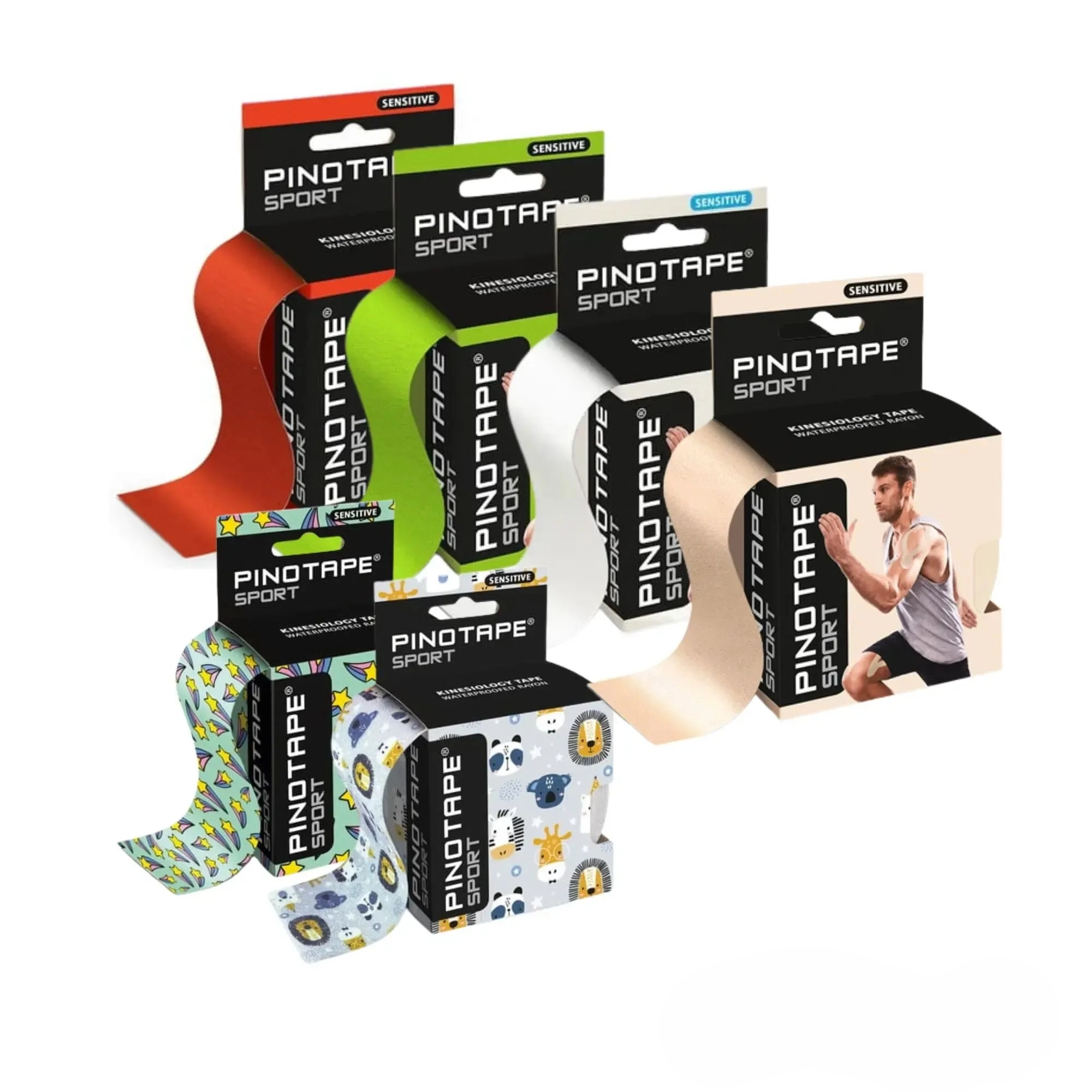 Pinotape Sport Sensitive 5cm x 5m dla wrażliwej skóry -