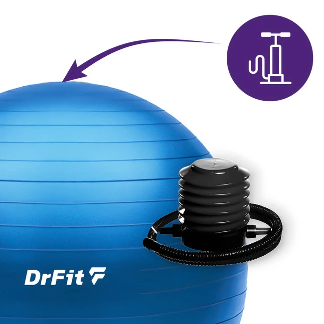 DrFit Hula hop składane z wypustkami i obciążeniem regulowane fioletowe - obrazek 2